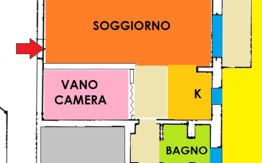 Abetone Loc. Boscolungo Monolocale con Terrazzo , Cantina e Posto Auto